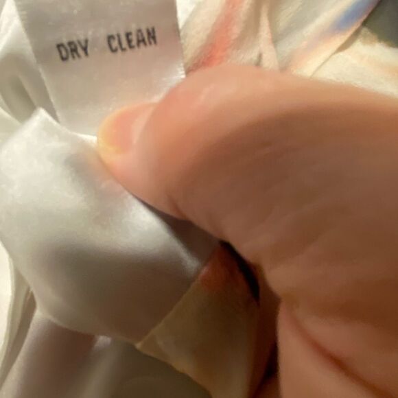 Nicole Miller Artelier Tie Waist Crinkled Print Skirt Womens Medium Multicolor A - Picture 10 of 10